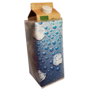 Flaschenkühler Eiswürfel