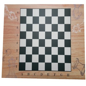 Holz Spielbrett - Schach & Dame