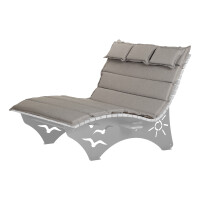 Sitzauflage RELAX XXL Hellgrau