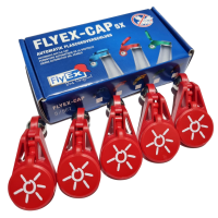 FlyEx-Cap - 5er Set - Motiv Sonne rot