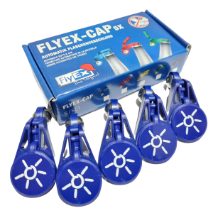 FlyEx-Cap - 5er Set - Motiv Sonne blau