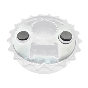 Flaschenöffner magnetisch XL Kronkorken mit Spruch (Einer geht noch)