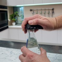 Flaschenöffner magnetisch XL Kronkorken mit Spruch (Einer geht noch)