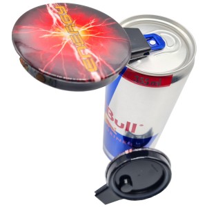 3in1 Dosenöffner Deckel für Getränkedosen 0,33 & 0,5 Liter