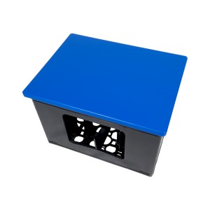 Bierkisten Sitz Kunststoff Blau