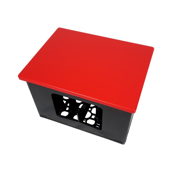 Bierkisten Sitz Kunststoff Rot