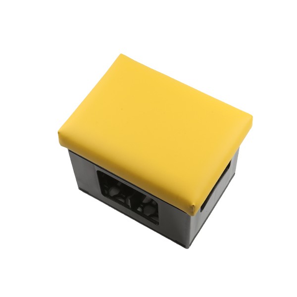 Bierkisten Sitzkissen Uni gelb