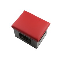 Bierkisten Sitzkissen Uni rot