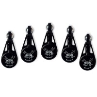 FlyEx-Cap - 5er Set schwarz - Motiv Mücke